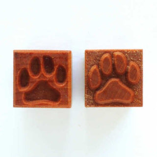 MKM Stamps4Clay - Medium Square #144 (Dog paw print)