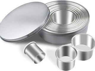 12 Piece Circle Cutter Set: Stainless Steel