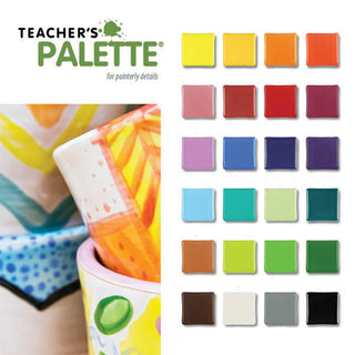 Amaco Teacher's Palette (TP) Low Fire (Cone 05) Glazes For Bisque -- LEAD FREE