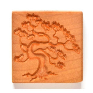 MKM Stamps 4 Clay - Large Square #54 (Pine Bonsai)