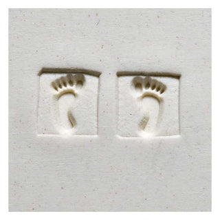 MKM Stamps 4 Clay - Small Square #147 (Left Right Footprint)