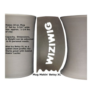 Wiziwig Potters Profile Rib:  Mug Makin' BETSY XL