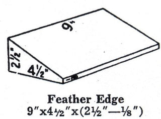 LVSDFE: SUPER DUTY BRICK FEATHER EDGE