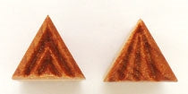 MKM Clay Stamp -- small triangle #1