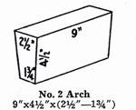 NC26A2: G-26 Soft Brick IFB Insulating Firebrick ARCH #2